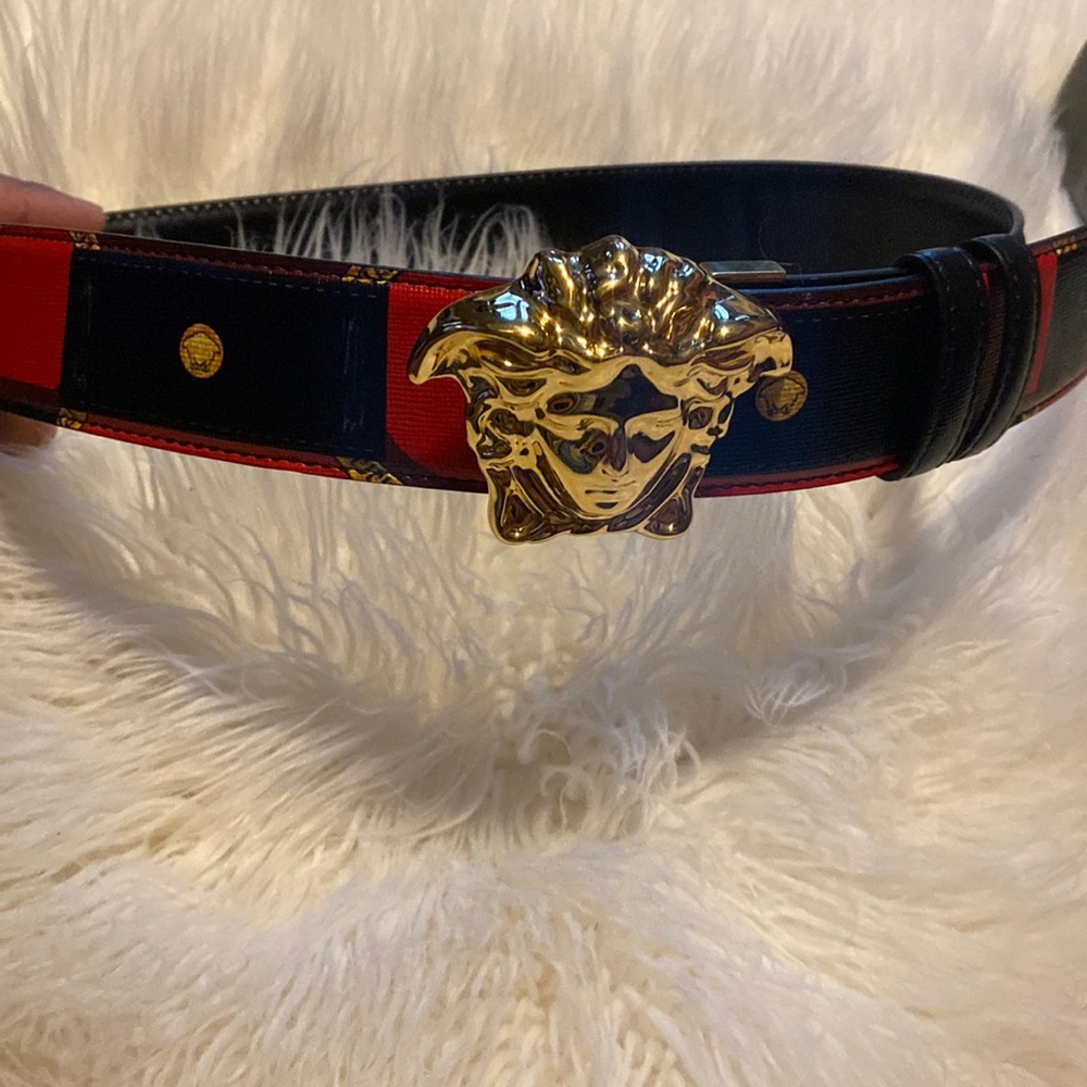 Versace Black, gold & red size 32 slightly used